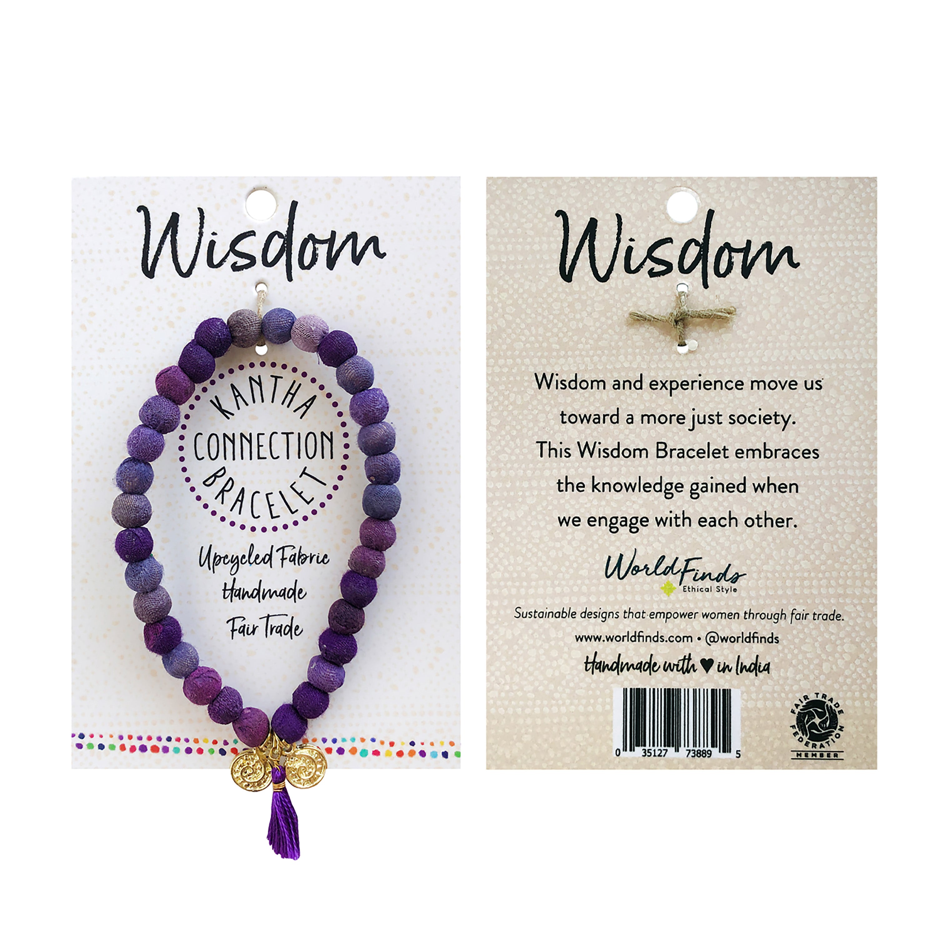 Wisdom • Kantha Connection Bracelet