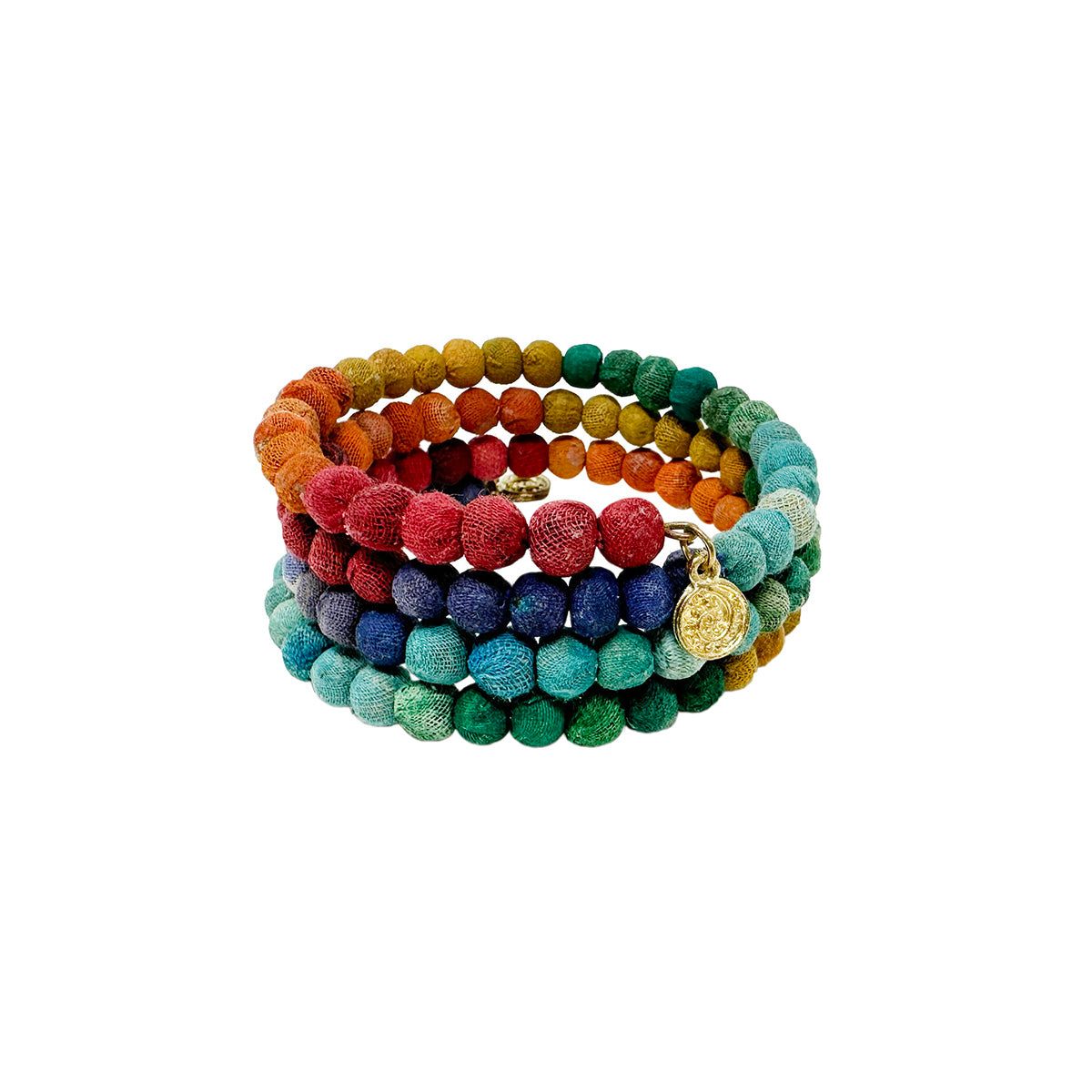 Tateossian Multi Coloured Stone Bracelet with Silver Spacer Discs –  Upscaleman