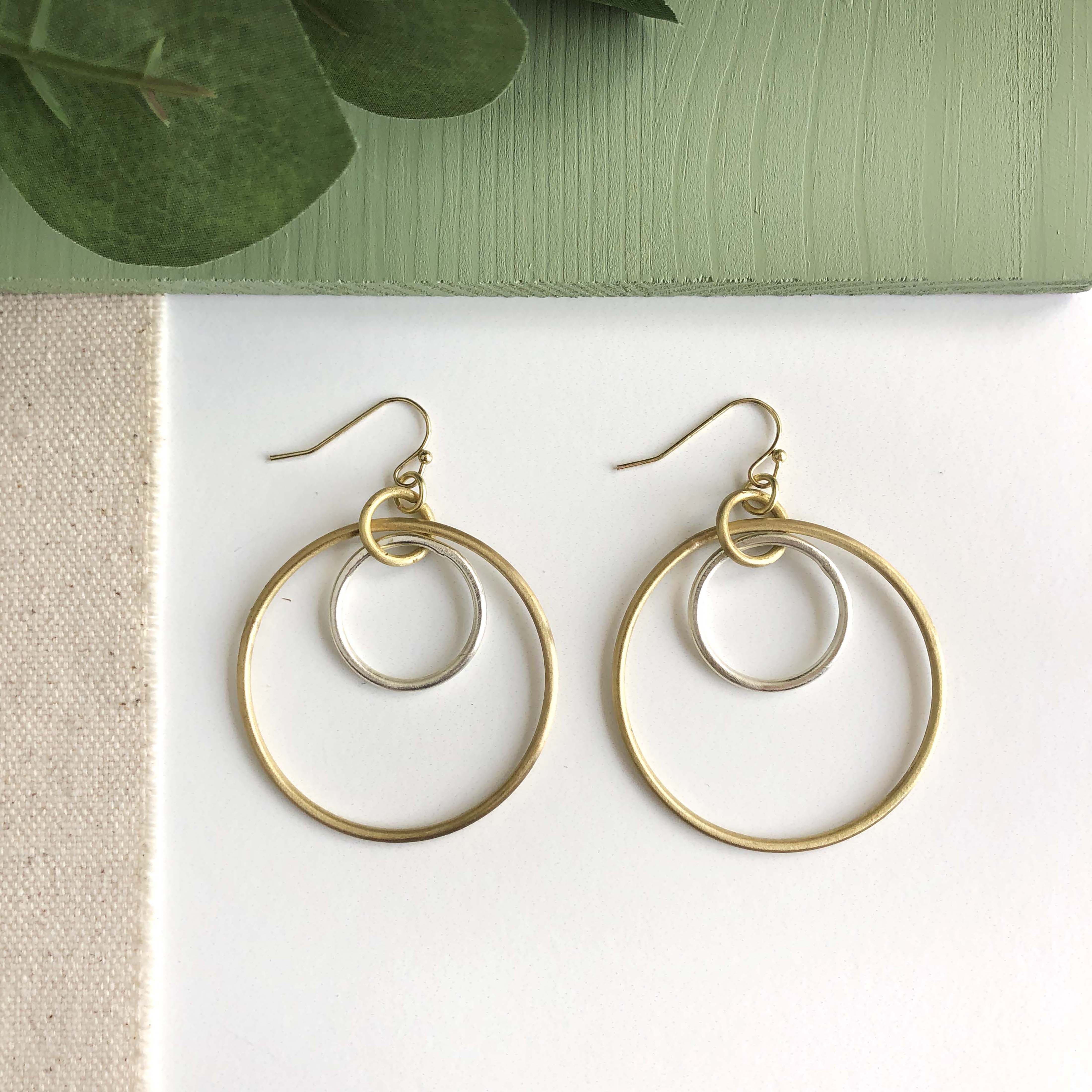 Made By Mary Poppy Hoop Earrings | Delicate, Perfect Everyday Staple